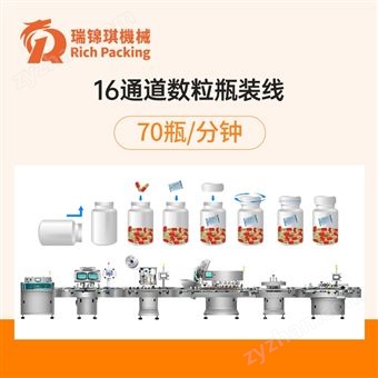 16通道数粒瓶装生产线
