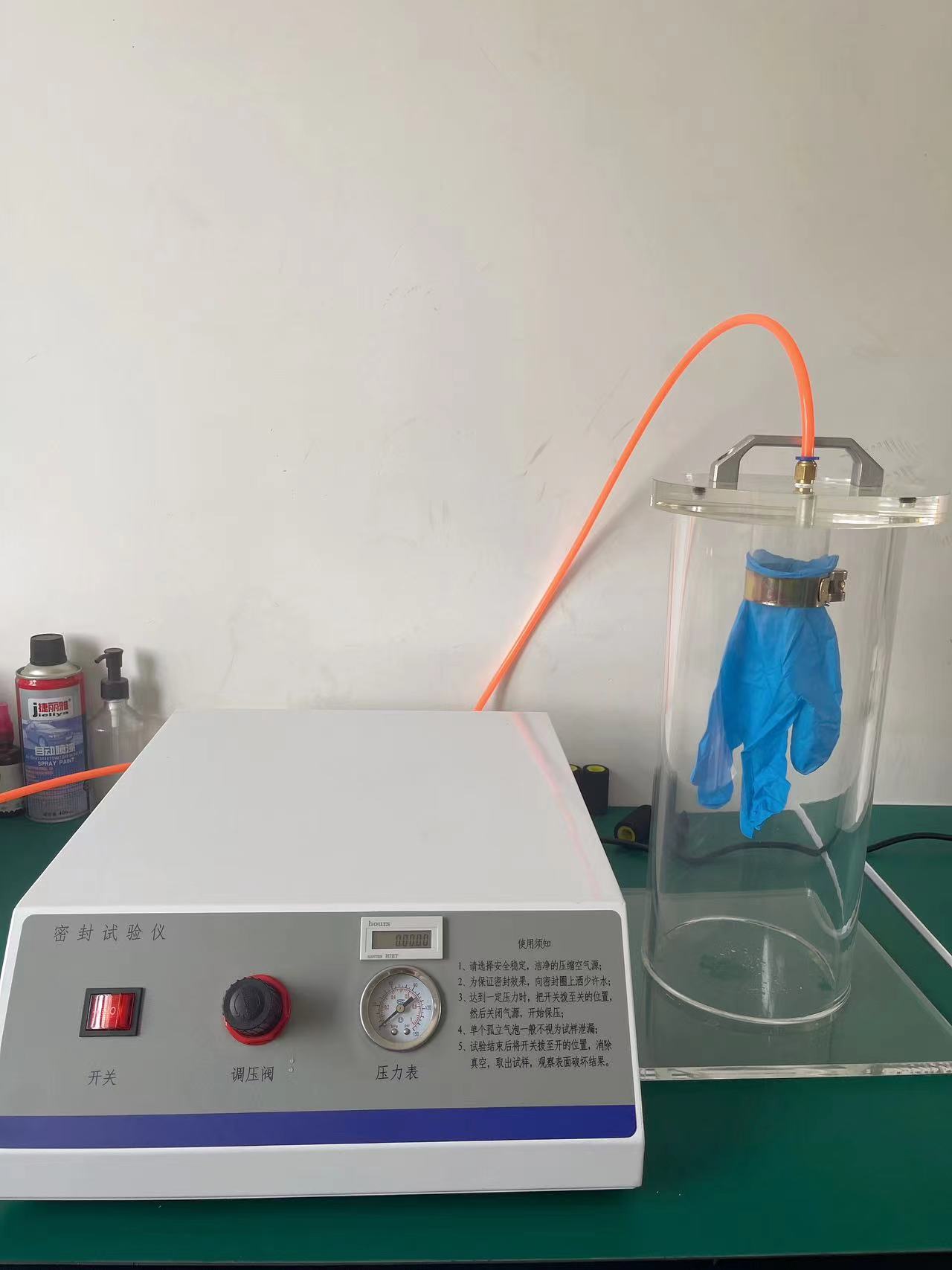 橡膠手套漏氣性能檢測儀 橡膠手套漏氣性能檢測儀