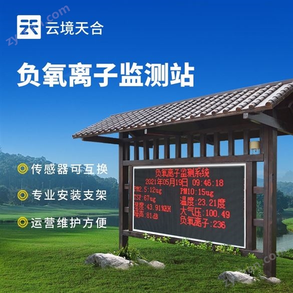 防腐木負氧離子監(jiān)測站